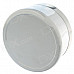 Stylish Creative Zinc Alloy Press Rotary Ashtray - Silver