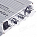 Lepai LP-2020 20W 2-CH Digital Stereo Car Audio Power Amplifier - Silver