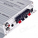 Lepai LP-2020 20W 2-CH Digital Stereo Car Audio Power Amplifier - Silver