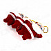 Christmas Santa Claus Jr Decoration for Christmas Tree - Red (3 PCS)