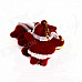 Christmas Santa Claus Jr Decoration for Christmas Tree - Red (3 PCS)