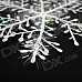 Christmas Decoration Sticking Snowflake - White (3 PCS)