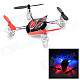 WLtoys V252 2.4GHz Mini 4-CH R/C Quadcopter w/ 6-Axis Gyro - Red + Black