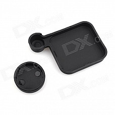 Protective Plastic 2.4cm Lens Cover Set for GoPro 3 - Black