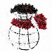 Christmas Snowman Madder Wall Decoration - White