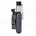 AOMAI AM-136 Refillable Gas Butane Jet Lighter - Black + Silver