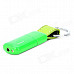 005 Mini Portable Butane Gas Lighter w/ Key Ring - Green