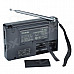TECSUN PL-380 2.2" LCD AM / FM Stereo World Band DSP Receiver w/ 550-Channel Memory Function - Black