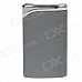 6471 Fashionable Business Green Flame Butane Lighter - Grey