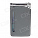 6471 Fashionable Business Green Flame Butane Lighter - Grey