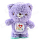 SYVIO Walking & Talking Cute Sound Recording Bear - Purple (3 x AAA)