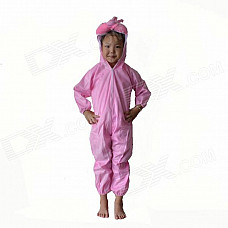 Kids Bunny Rabbit Polyester Costume - Pink