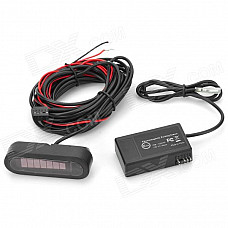 LED Distance Display Electromagnetic Parking Sensor - Black