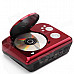 EJIALE EJL006 40Lmens Portable Home Theater DVD Projector w/ TV + USB + SD - Red