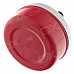 Stylish Creative Zinc Alloy Press Rotary Ashtray - Red + Silver + Black