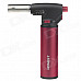 HONEST BCH501 High Quality Multi Purpose 1300'C Windproof Straight Lighter - Black + Silver + Red