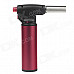 HONEST BCH501 High Quality Multi Purpose 1300'C Windproof Straight Lighter - Black + Silver + Red