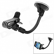 Universal 360 Degree Rotational Car Mount Holder for Samsung / Iphone / HTC - Black