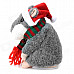 YSDX-902 Christmas Plush Hamster Talking & Wagging Toy - Grey (3 x AAA)