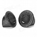 120W 12V Automotive Electric Speakers Set w/ Adhesive Tape - Black