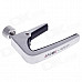 AROMA Aluminum Alloy Clip-On Quick Release G7 Capo for Acoustic Guitar - Silver + Black