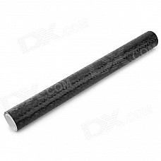 Diamond Pattern 3D Carbon Fiber Paper Decorative Sheet Car Sticker - Black