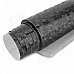 Diamond Pattern 3D Carbon Fiber Paper Decorative Sheet Car Sticker - Black