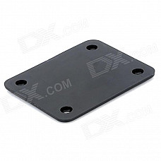 JDJQB-01 Electric Guitar Neck Plate + Screws - Black