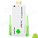 LGR-J21 Quad Core Android 4.2.2 Mini PC w/ Wi-Fi / HDMI / 2GB RAM / 8GB ROM - White + Green