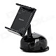 Ppyple DASH-U3 Handy Suction Cup Car Mounted 360' Rotating PC Holder for Cellphone - Black