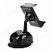 Ppyple DASH-U3 Handy Suction Cup Car Mounted 360' Rotating PC Holder for Cellphone - Black