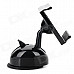 Ppyple DASH-U3 Handy Suction Cup Car Mounted 360' Rotating PC Holder for Cellphone - Black