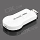 Wireless HDMI Convertor for Iphone / Ipad / Android Phones + More - White + Silver