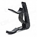 DEDO MA-11-B Zinc Alloy + Rubber Clip-On Quick Release Capo for Acoustic Guitar - Black