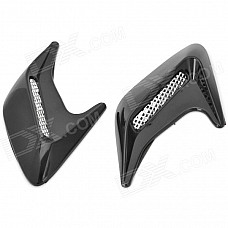 VA-011 DIY Decorative ABS Sticker for Car - Black (2 PCS)