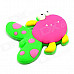 4.7 x 4.2cm Goldfish Style Creative Fridge Magnet Sticker - Deep Pink + Green + Yellow + White