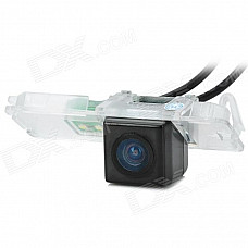 F-25 Waterproof Wired CMOS Rearview Camera for VW Car - Black