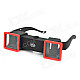 Adjustable Removable 3D Glasses - Black + Red