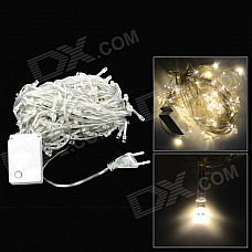 8 Mode 200 Warm White Light LED Decorative Lamp Strip for X'Mas - Translucent (AC 220V)