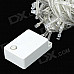 8 Mode 200 Warm White Light LED Decorative Lamp Strip for X'Mas - Translucent (AC 220V)