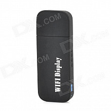 Wireless Display Receiver Miracast HDMI TV Dongle iPush - Black