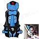 Multi-function Car Safety Harness Seat Cover Cushion for Children - Blue + Black