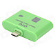 OTG Smart Card Reader for Samsung i9300 / i9500 / i9200 / N9000 - Green