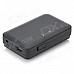 Wireless 2.4GHz Bluetooth 2.0 Stereo Receiver w/ 3.5mm Jack - Black