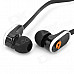 BIDENUO G780 Universal In-ear Earphone for Smart Phones - Black + Silver + Orange