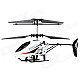 JIA QI TT1005B Rechargeable 2-Channel R/C Helicopter w/ Remote Controller - White + Black