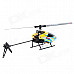 SH 6050 USB Rechargeable 6-Channel R/C Helicopter w/ Remote Controller - Yellow + Black + Bue