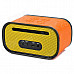 imarku Q72 Bluetooth v3.0 Stereo Bass 2-CH Speaker w/ Microphone - Orange + Yellow + Black