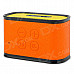 imarku Q72 Bluetooth v3.0 Stereo Bass 2-CH Speaker w/ Microphone - Orange + Yellow + Black