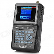 TVSKY WS906 3.5" TFT LCD Digital Satellite Finder - Black